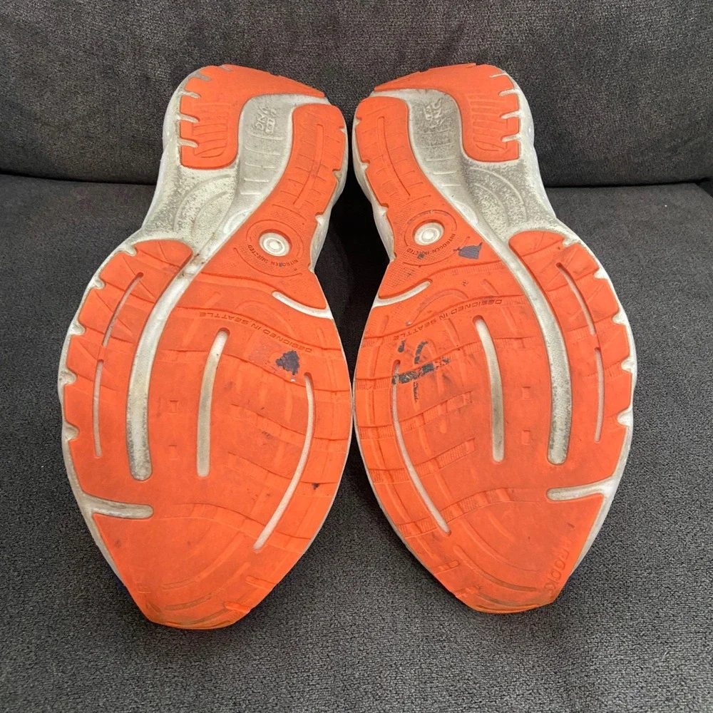 Brooks Glycerin 20 Mens 14 Blue Orange Running Athletic Sneakers 1103821D444